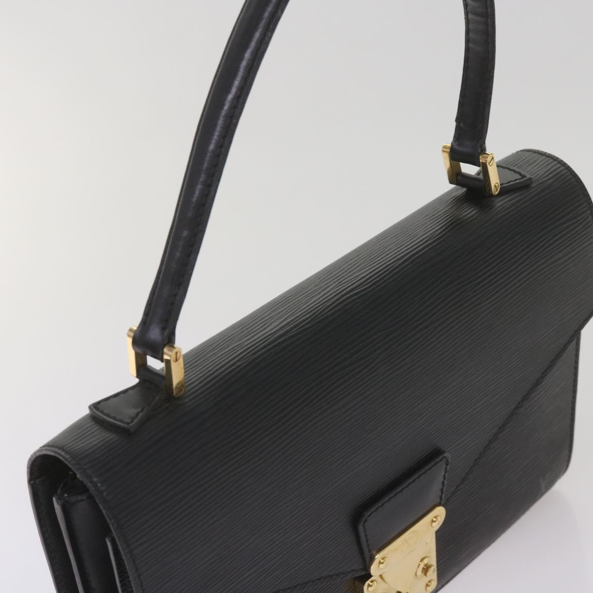 LOUIS VUITTON Epi Concorde Hand Bag Black M52132 LV 66763