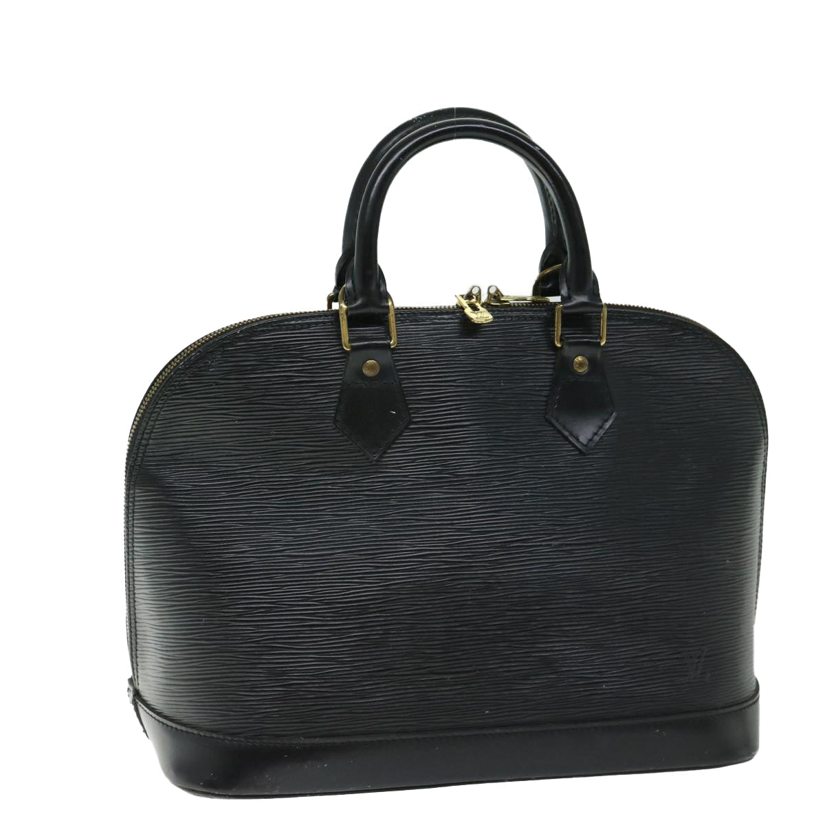 LOUIS VUITTON Epi Alma Hand Bag Black M52142 LV 66774