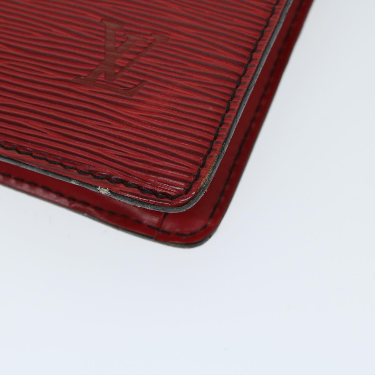 LOUIS VUITTON Epi Porte Documents Bandouliere Briefcase Red LV 66780