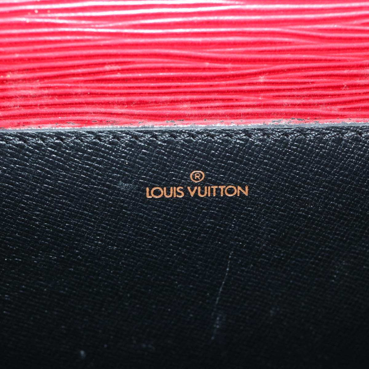 LOUIS VUITTON Epi Porte Documents Bandouliere Briefcase Red LV 66780
