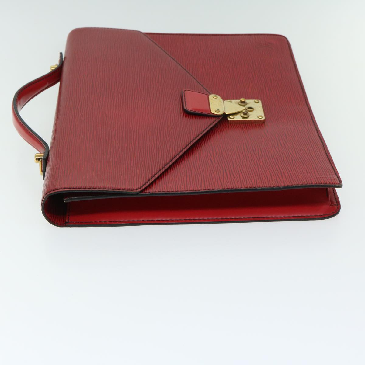 LOUIS VUITTON Epi Porte Documents Bandouliere Briefcase Red LV 66780