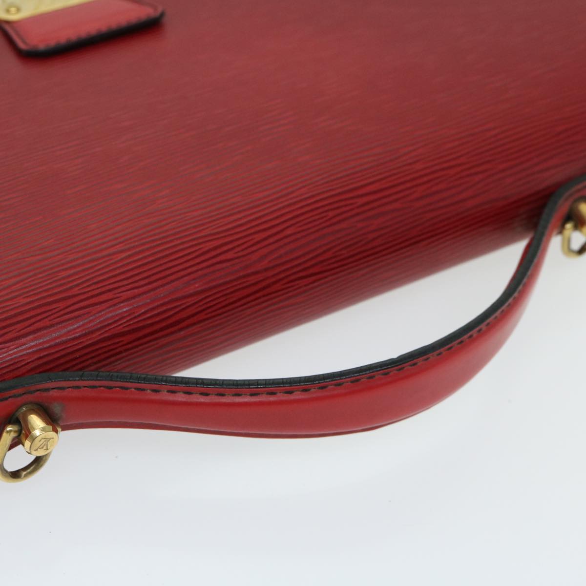 LOUIS VUITTON Epi Porte Documents Bandouliere Briefcase Red LV 66780