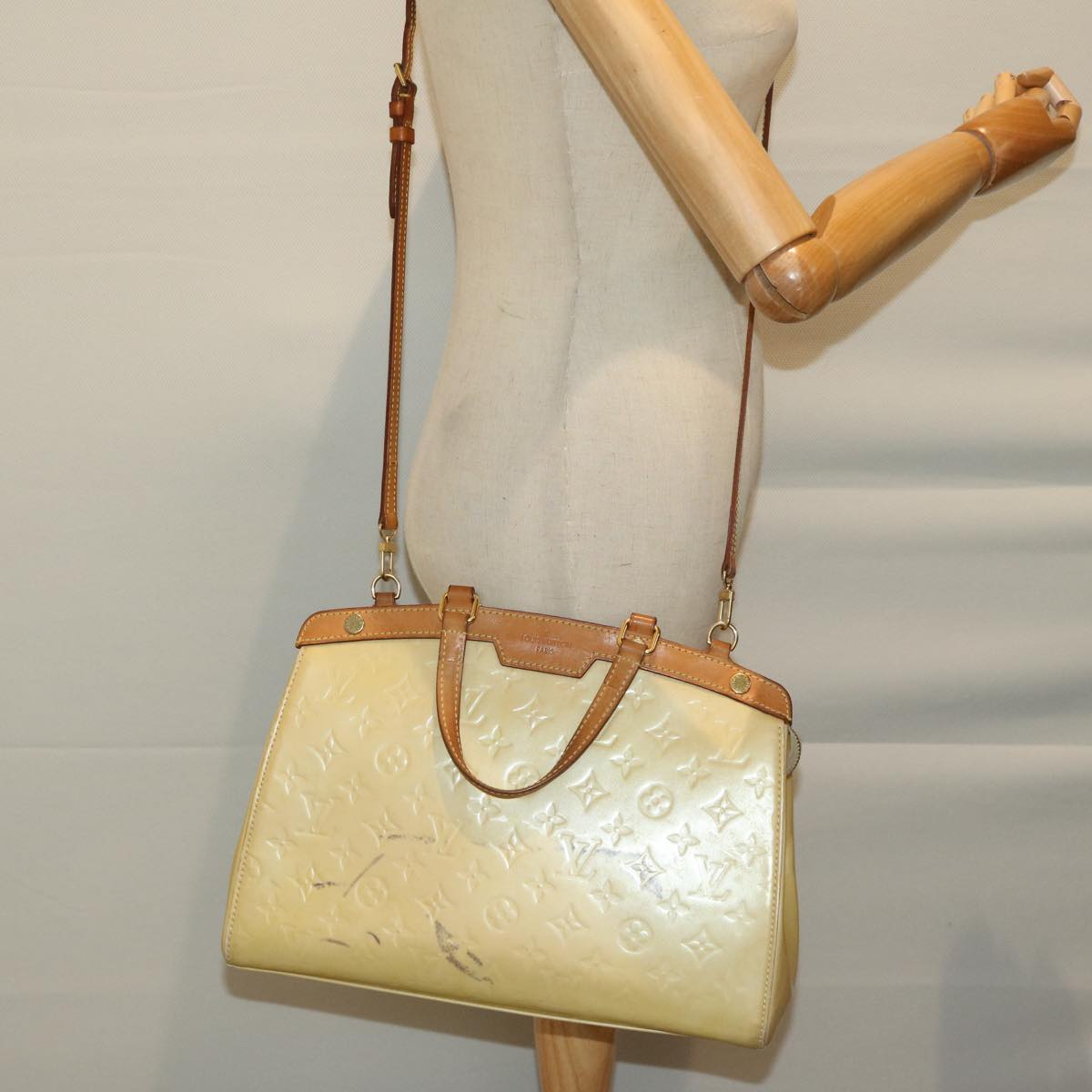 LOUIS VUITTON Monogram Vernis Blair MM Hand Bag 2way Dunne M90180 LV 66783