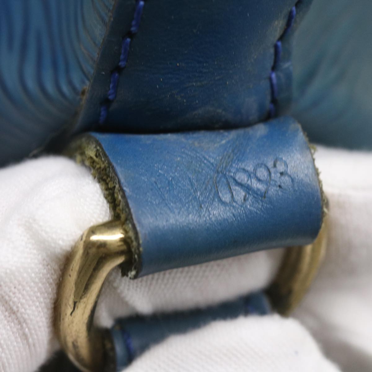 LOUIS VUITTON Epi Noe Shoulder Bag Blue M44005 LV 66785