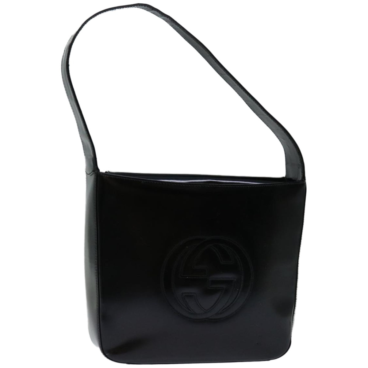 GUCCI Shoulder Bag Patent leather Black 000 2046 0506  66798