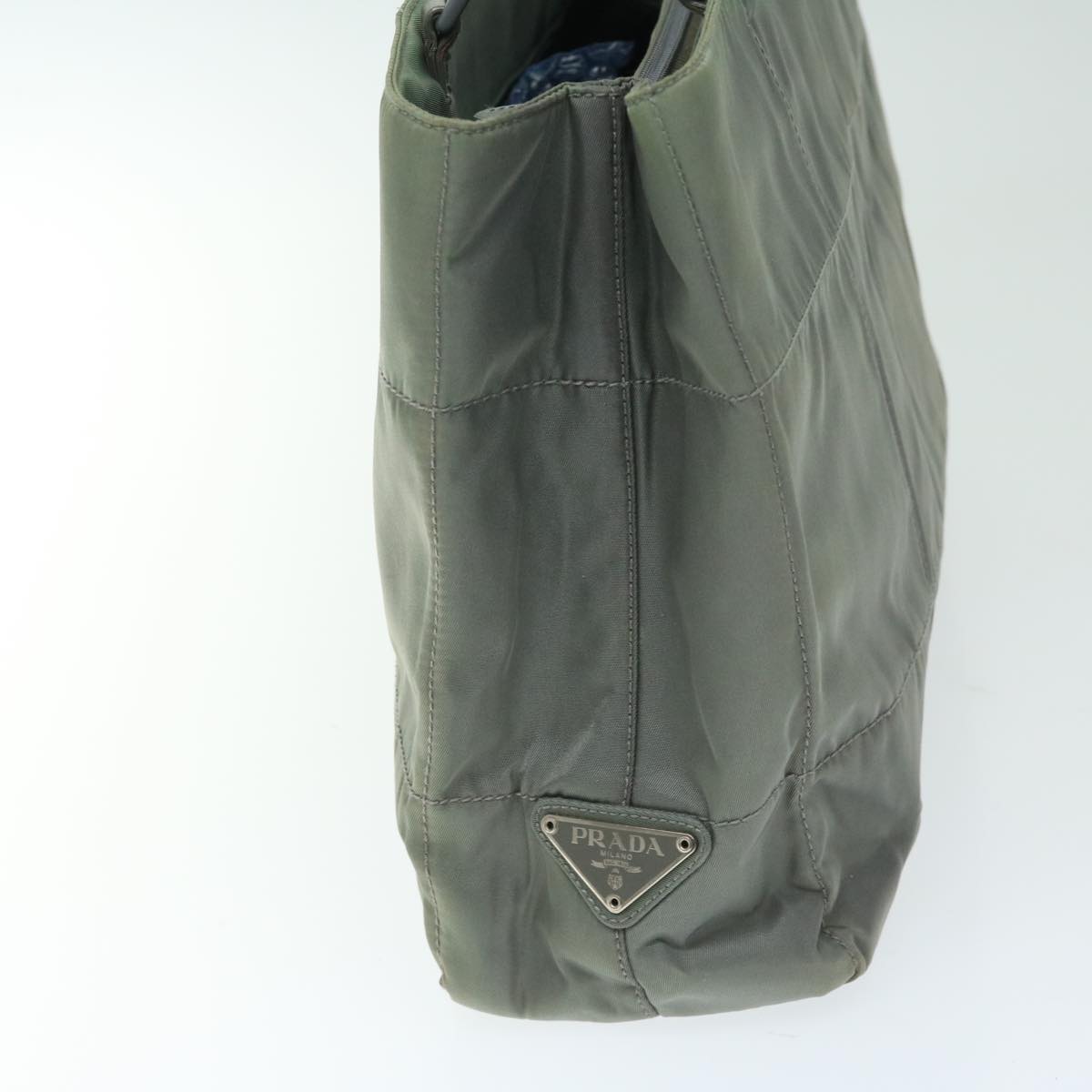 Luxury PradaTote Bag Nylon Gray 66802