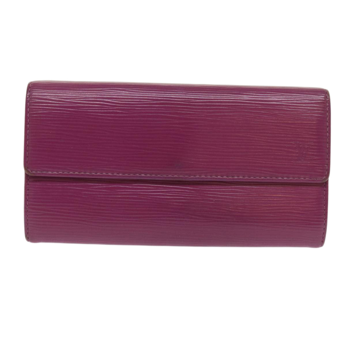 LOUIS VUITTON Epi Portefeiulle Sarah Long Wallet Grenard M6374L LV 66832