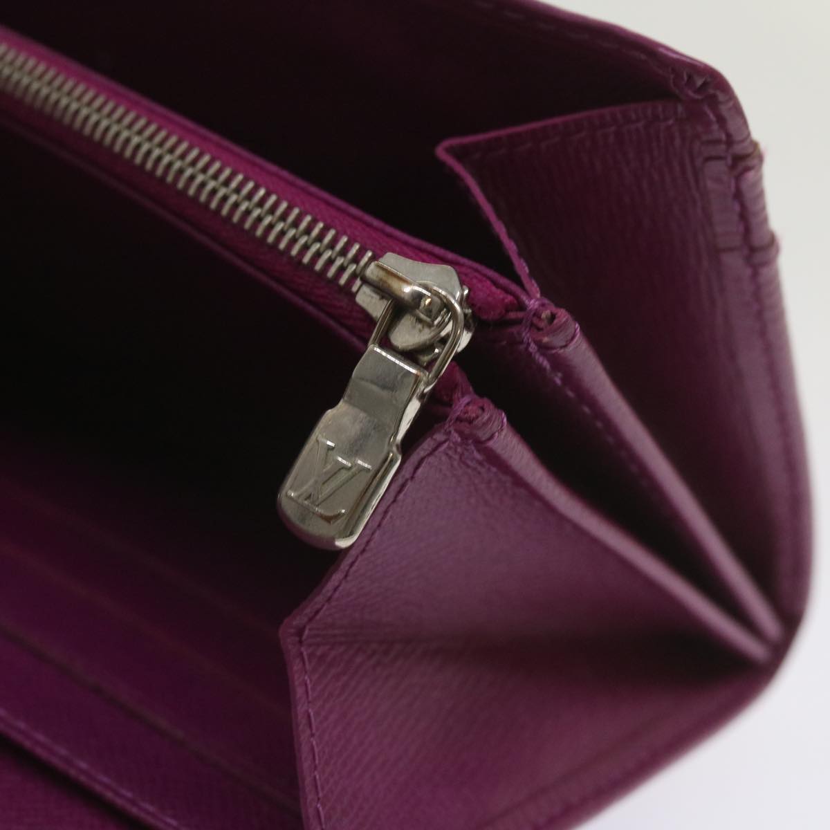 LOUIS VUITTON Epi Portefeiulle Sarah Long Wallet Grenard M6374L LV 66832