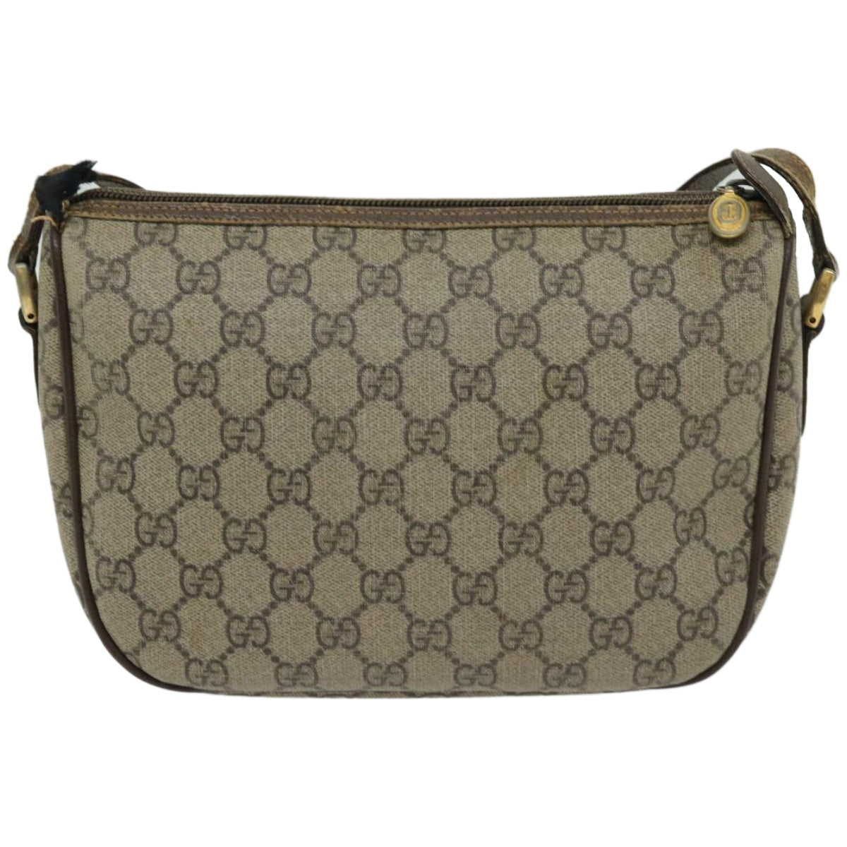 GUCCI GG Supreme Web Sherry Line Shoulder Bag Beige 001 123 6177 4023  66865