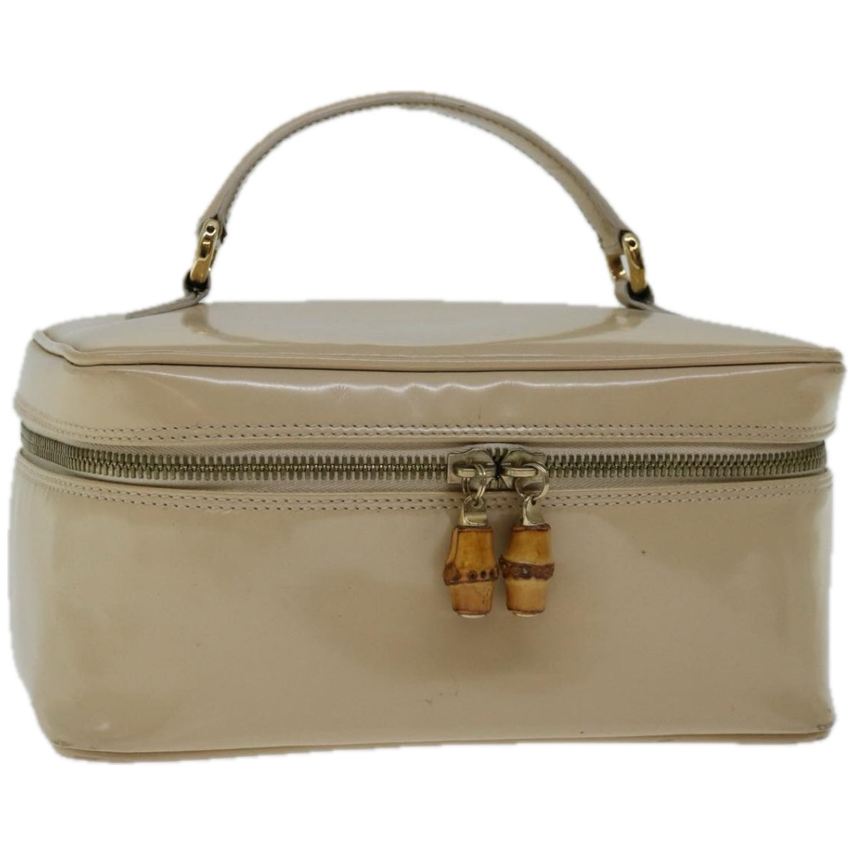 GUCCI Vanity Cosmetic Pouch Enamel Cream 032 1705 0150  66882