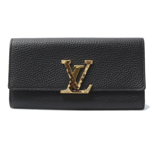 Louis Vuitton Capucines Long Wallet Noir N90129