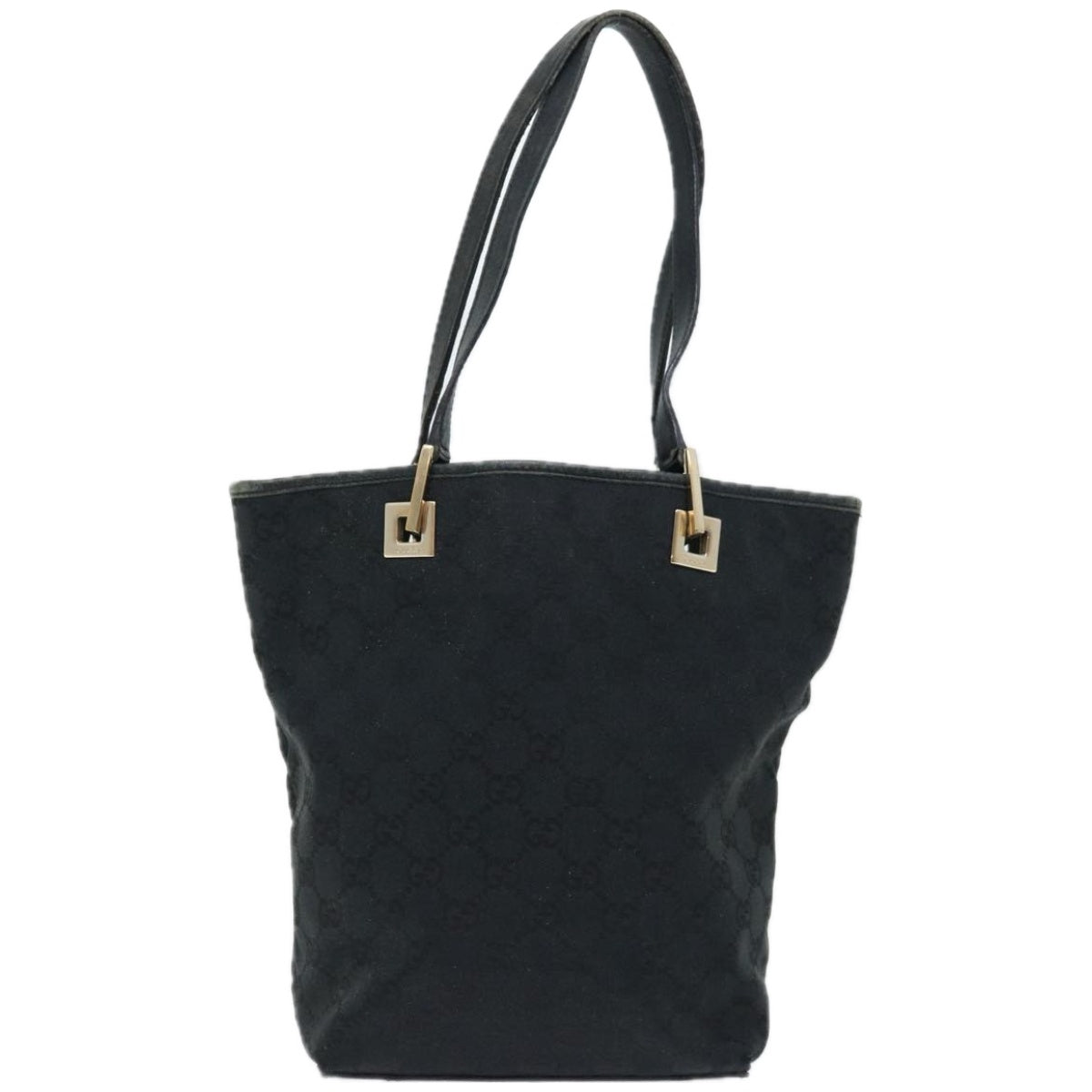 GUCCI GG Canvas Hand Bag Black 002 1099  66931