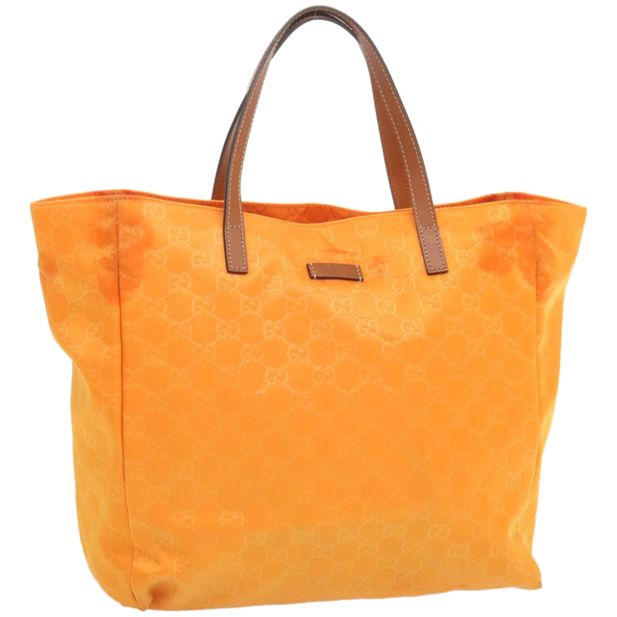 GUCCI GG Canvas Tote Bag Orange 282439  66935