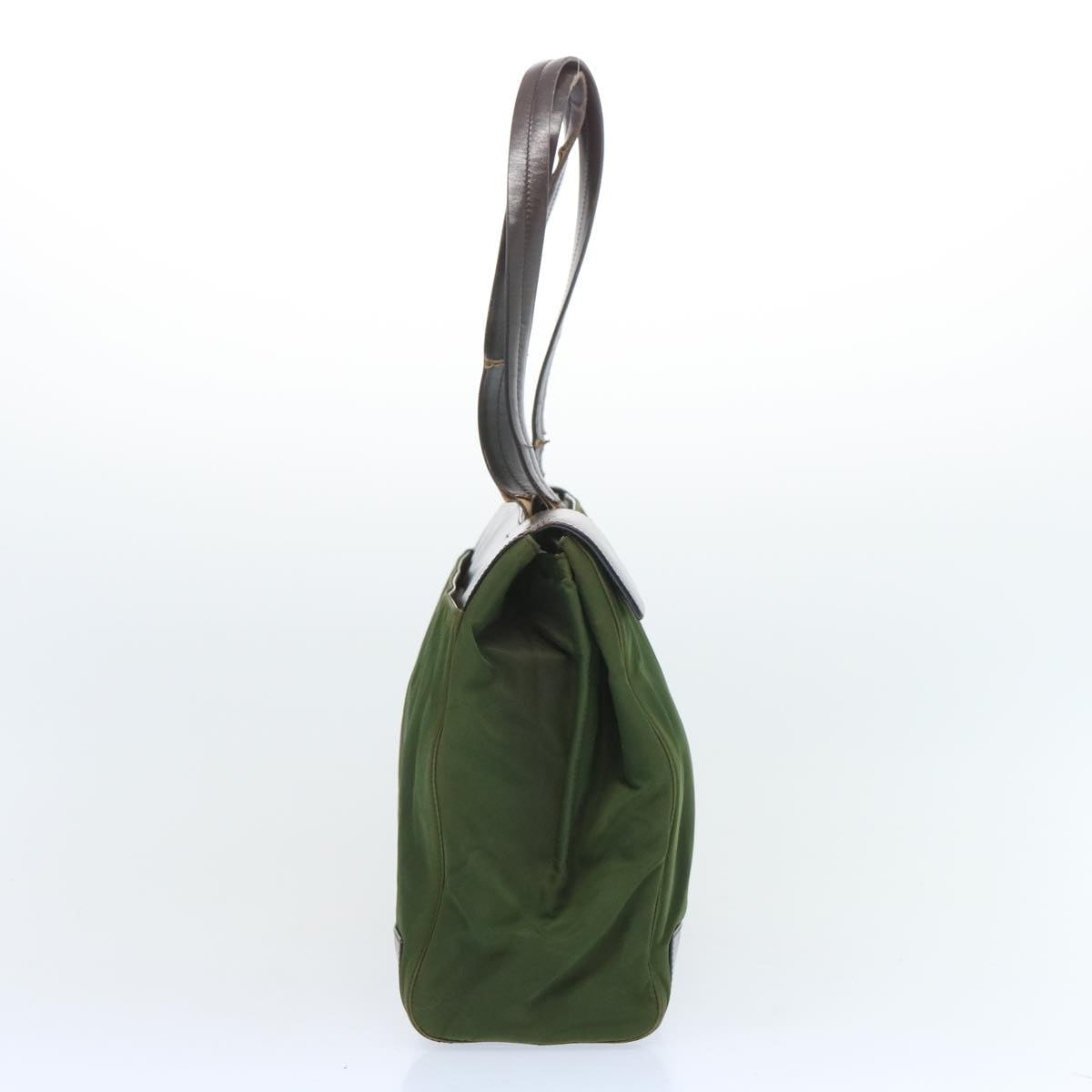 Luxury PradaTote Bag Nylon Khaki 66936