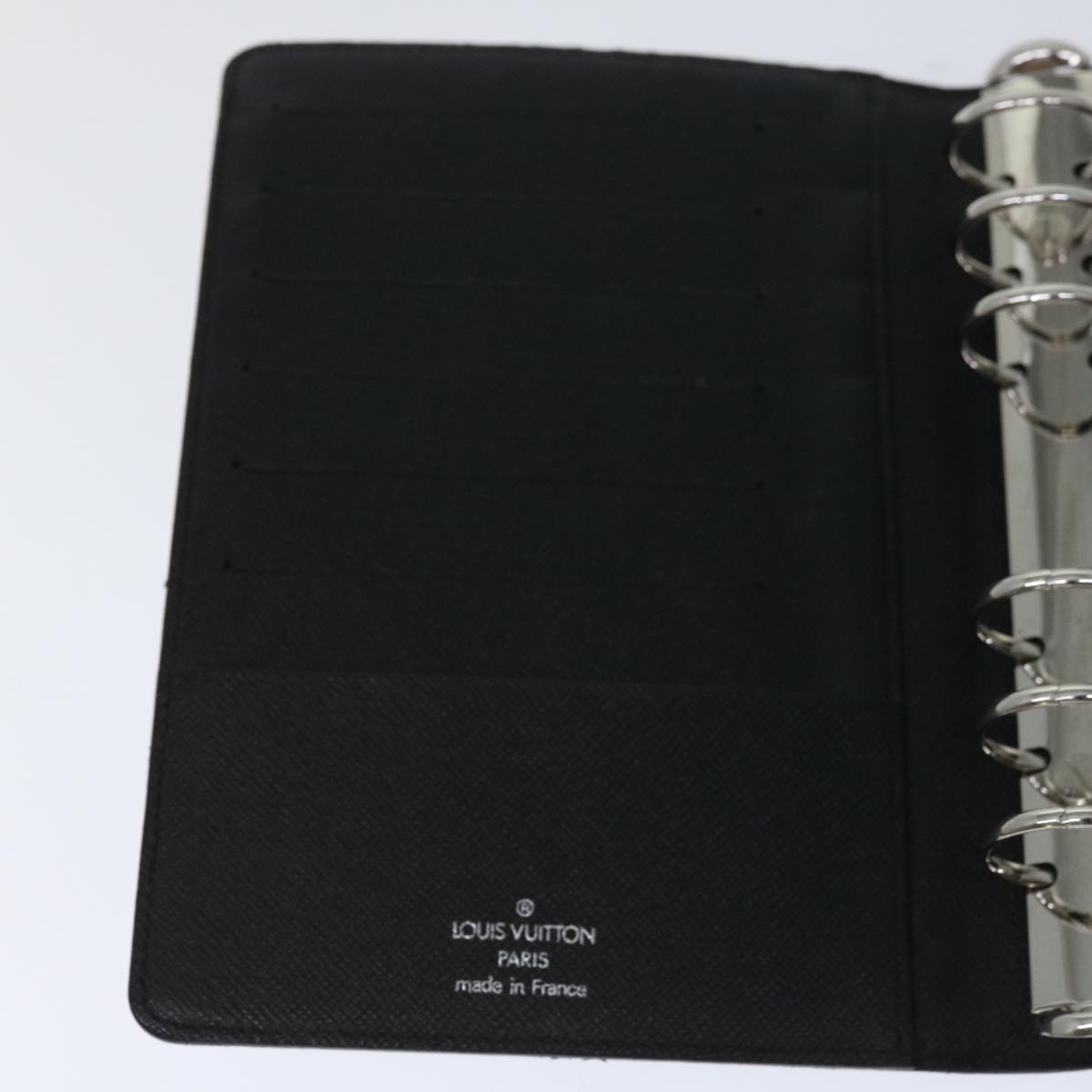 LOUIS VUITTON Damier Graphite Agenda MM Day Planner Cover R20242 LV 66975