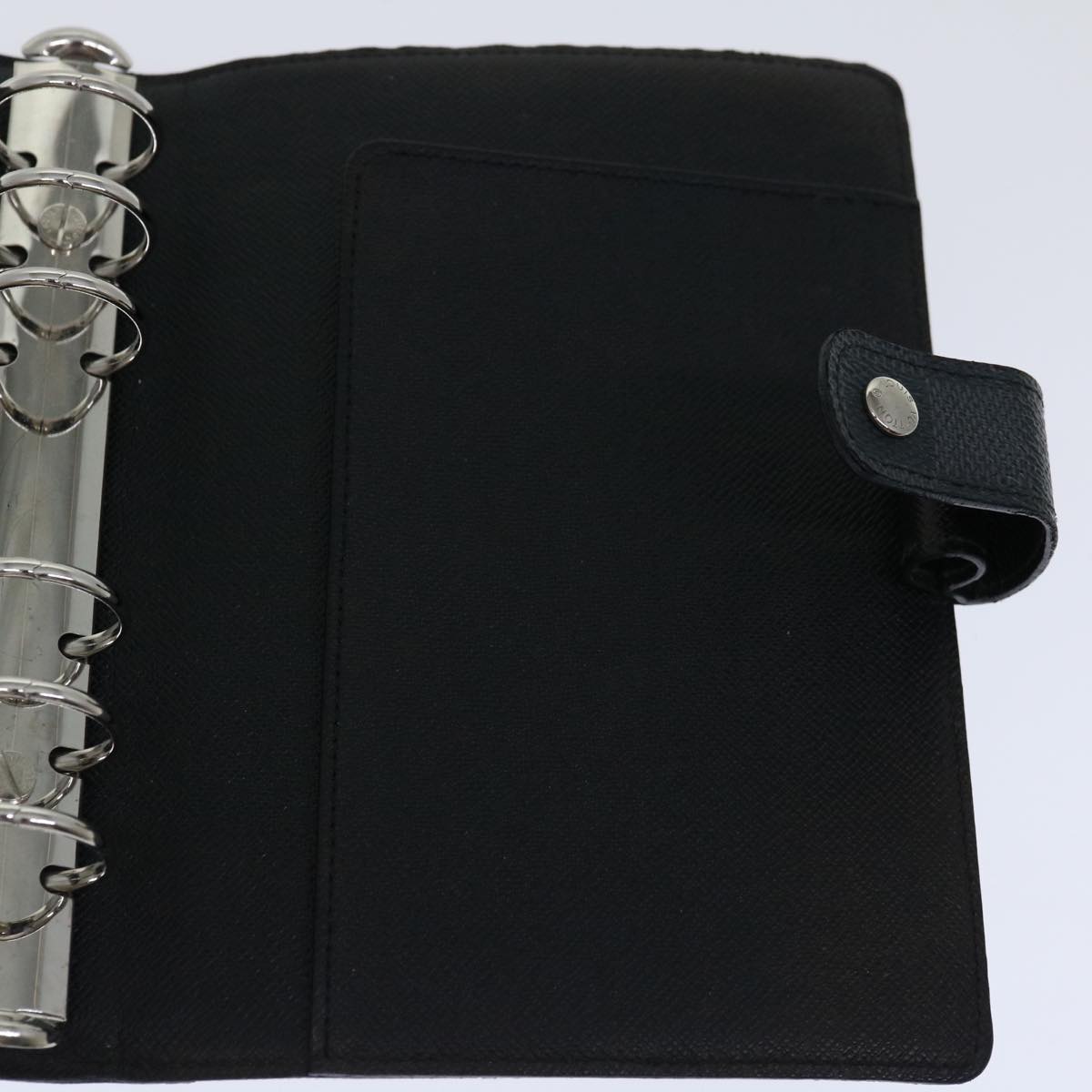 LOUIS VUITTON Damier Graphite Agenda MM Day Planner Cover R20242 LV 66975