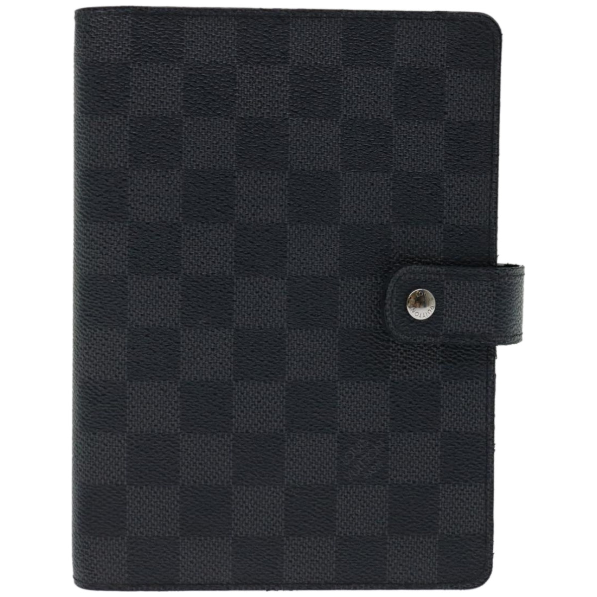LOUIS VUITTON Damier Graphite Agenda MM Day Planner Cover R20242 LV 66975