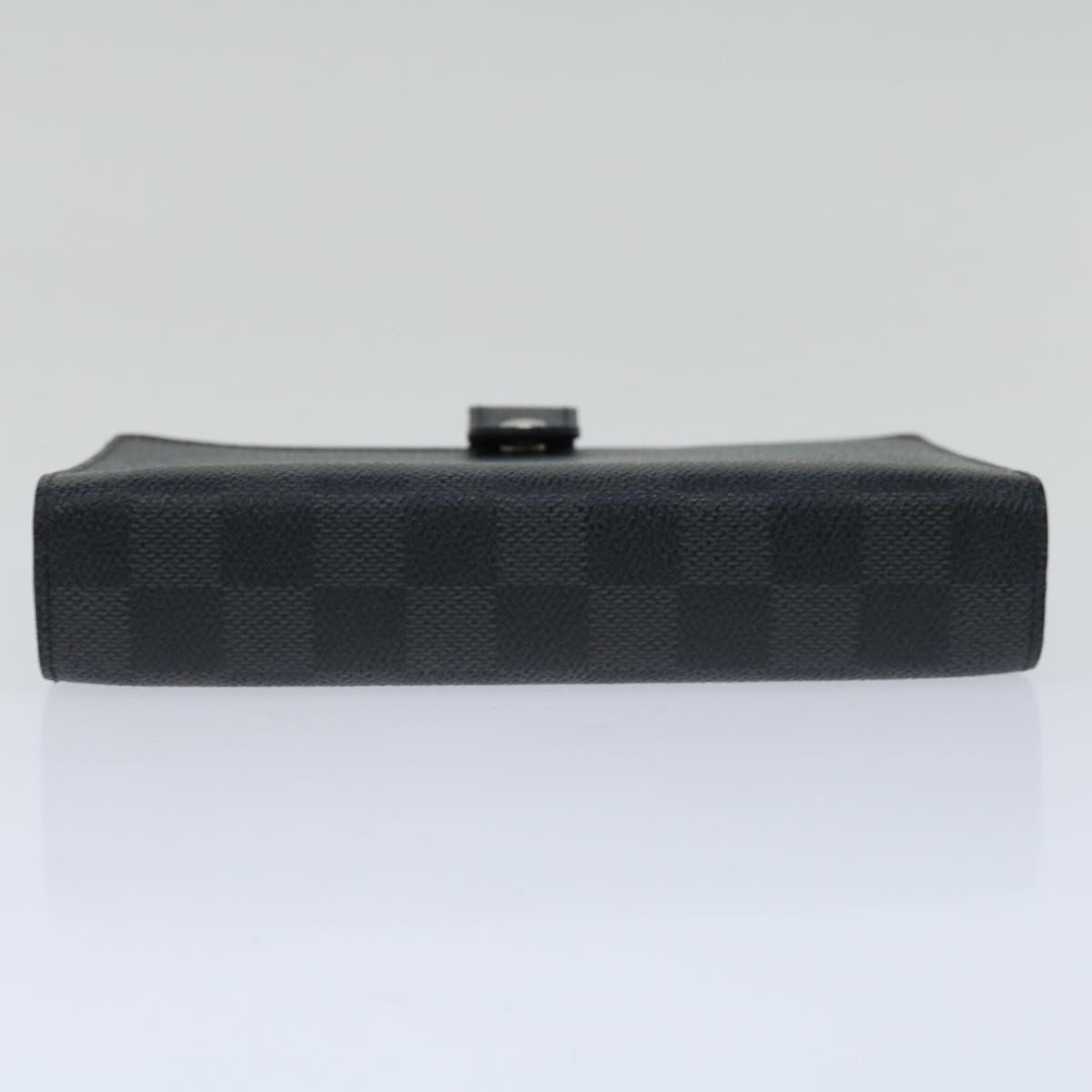 LOUIS VUITTON Damier Graphite Agenda MM Day Planner Cover R20242 LV 66975