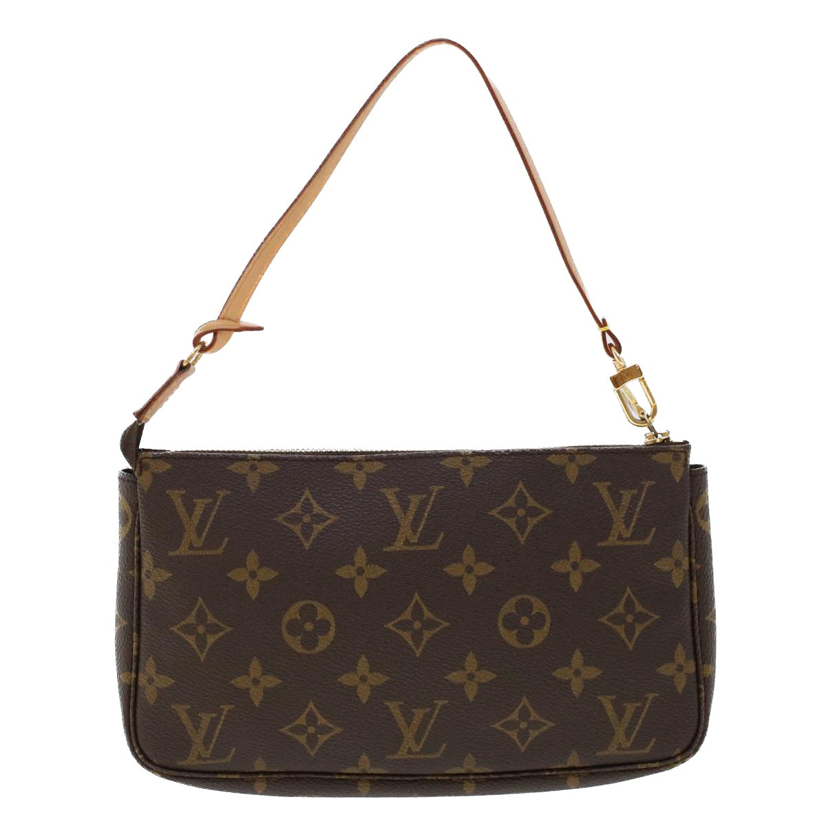 Louis Vuitton Pochette Accessoire  Canvas Clutch Bag ()