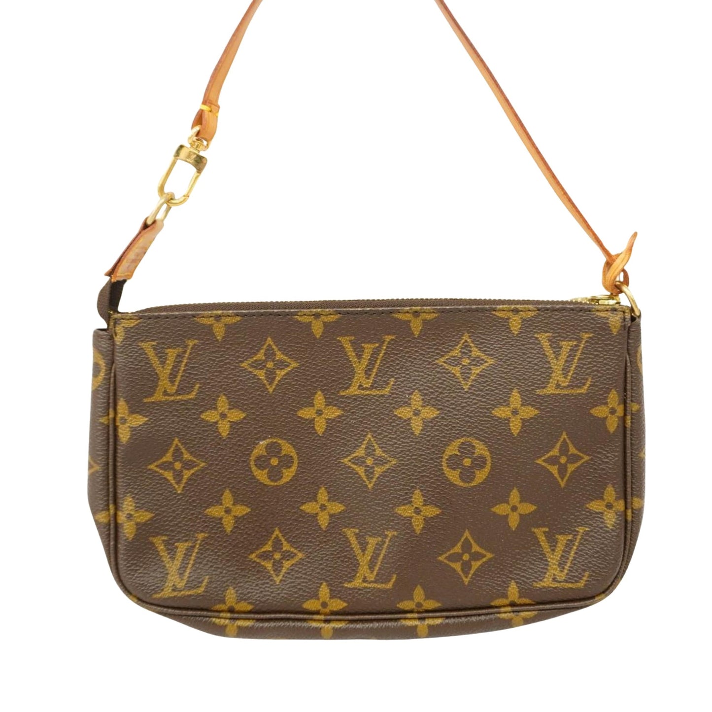 Louis Vuitton Pochette Accessoire  Canvas Clutch Bag ()