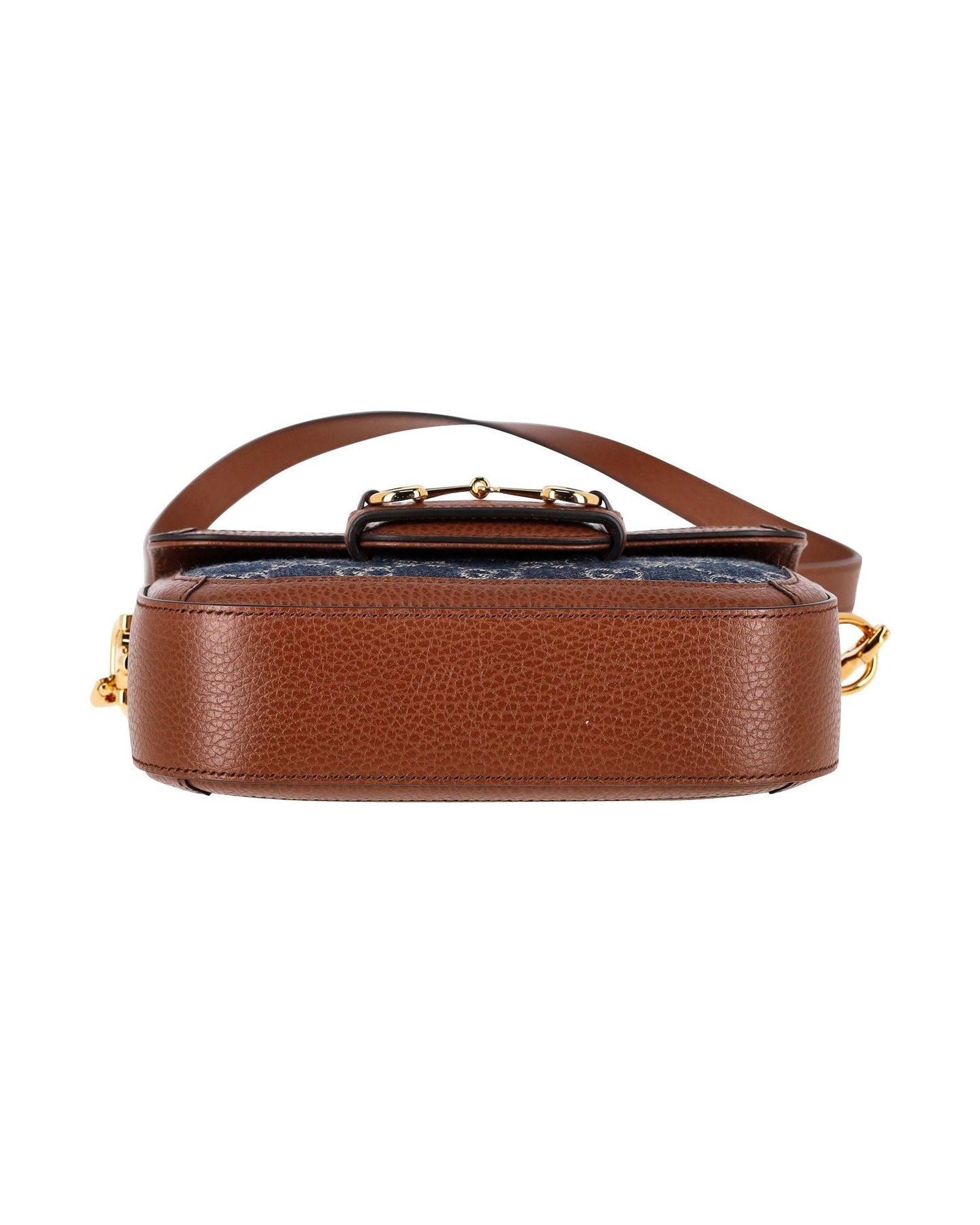 Luxury Gucci Trending 2025 Horsebit 1955 Mini Shoulder Bag in Brown Canvas and Leather