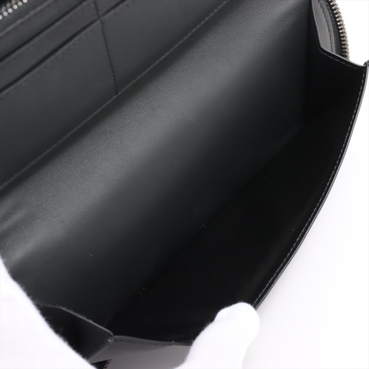 Louis Vuitton Damianfinie Zippy Wallet Vertical N63548 Black Round Zippe Wallet