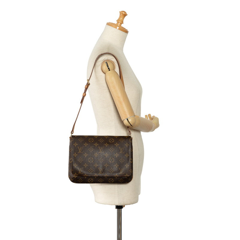 Louis Vuitton Monogram Musette Tango Short Shoulder Bag Handbag M51257 Brown PVC Leather  Louis Vuitton