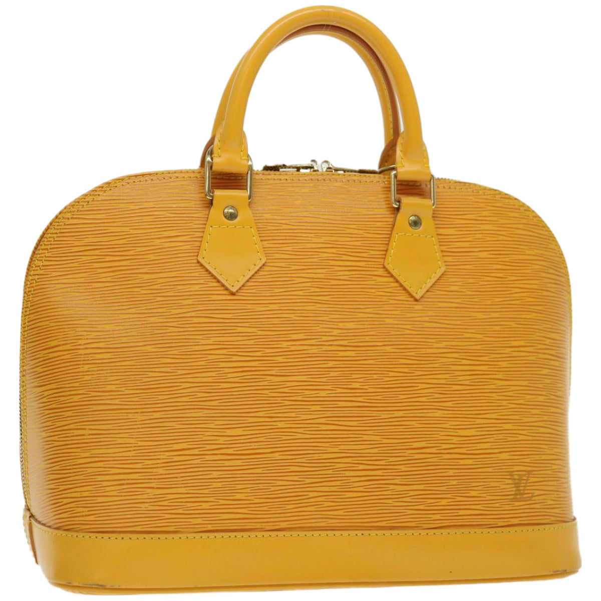 LOUIS VUITTON Epi Alma Hand Bag Tassili Yellow M52149 LV 67052
