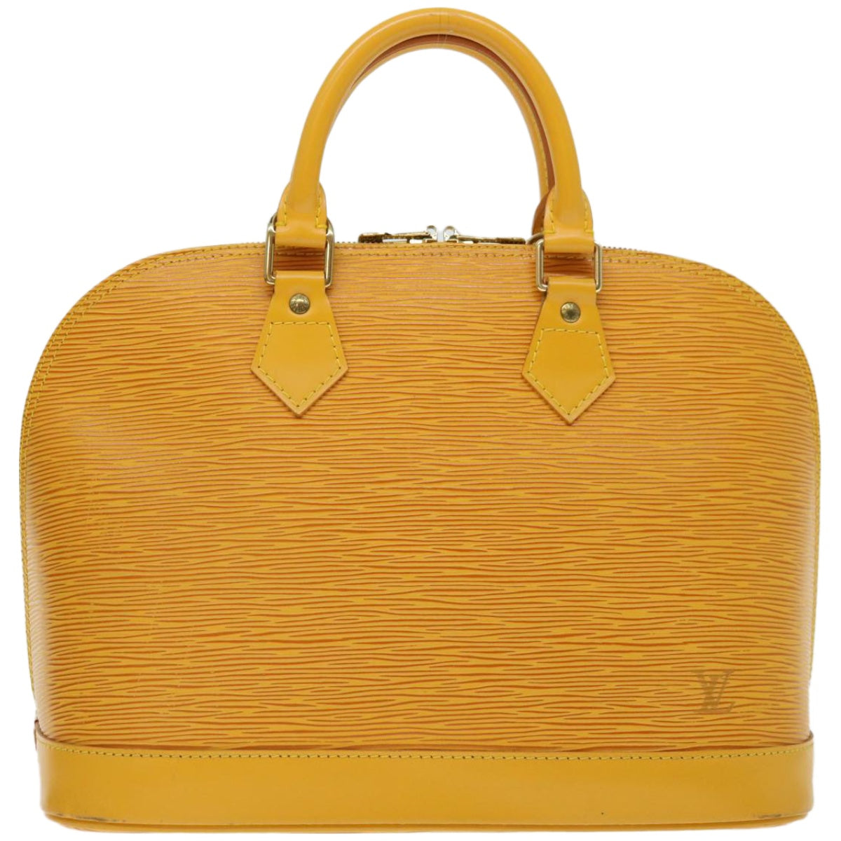 LOUIS VUITTON Epi Alma Hand Bag Tassili Yellow M52149 LV 67052
