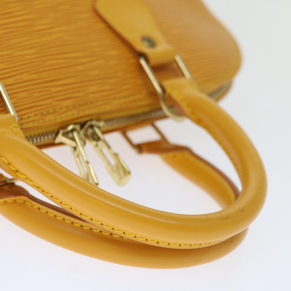 LOUIS VUITTON Epi Alma Hand Bag Tassili Yellow M52149 LV 67052