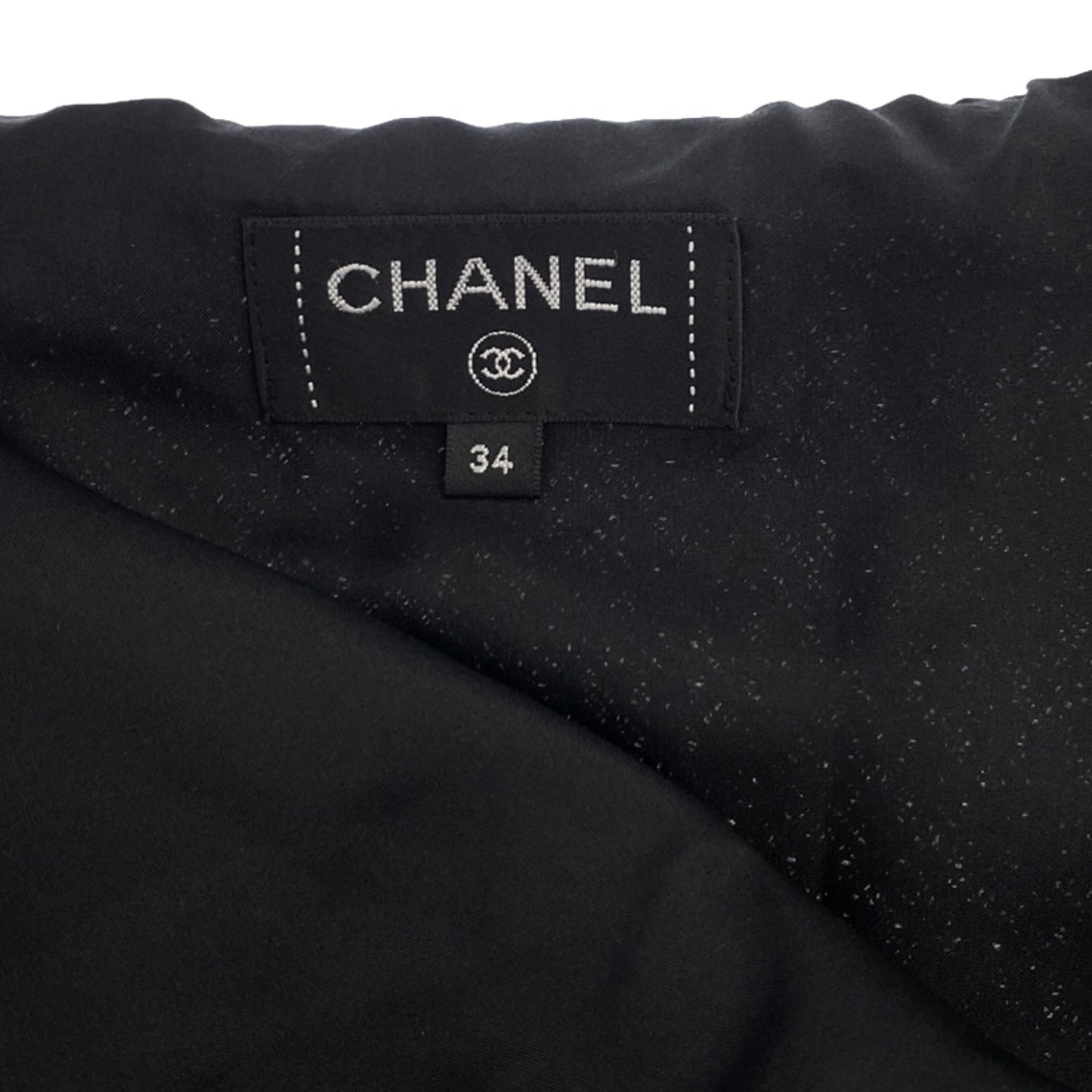 Chanel Asymmetry Shirt Semi Long Shirt Clothing Bottoms Cotton  Black P70617V61941