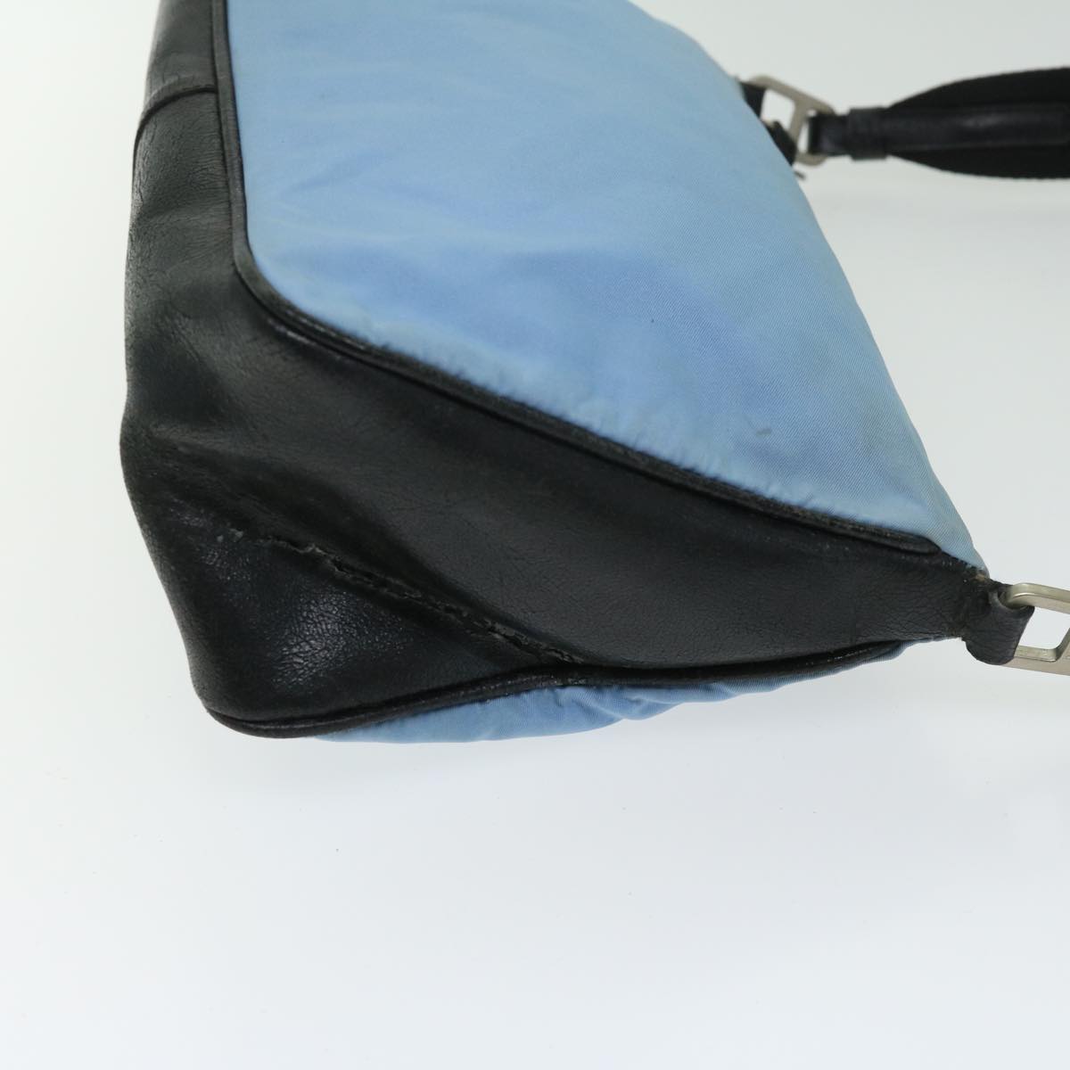 Luxury PradaShoulder Bag Nylon Light Blue 67213
