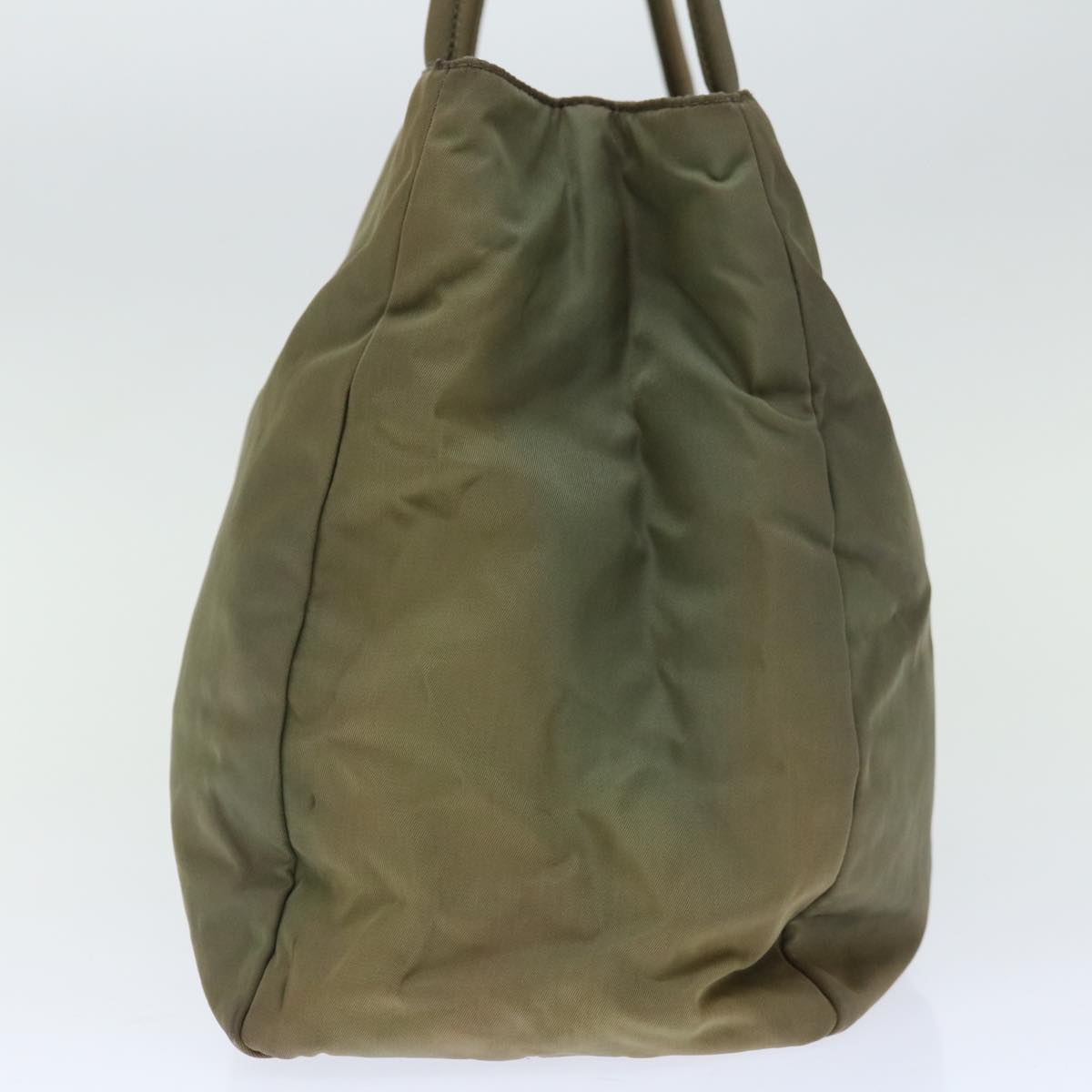 Luxury PradaTote Bag Nylon Khaki 67219