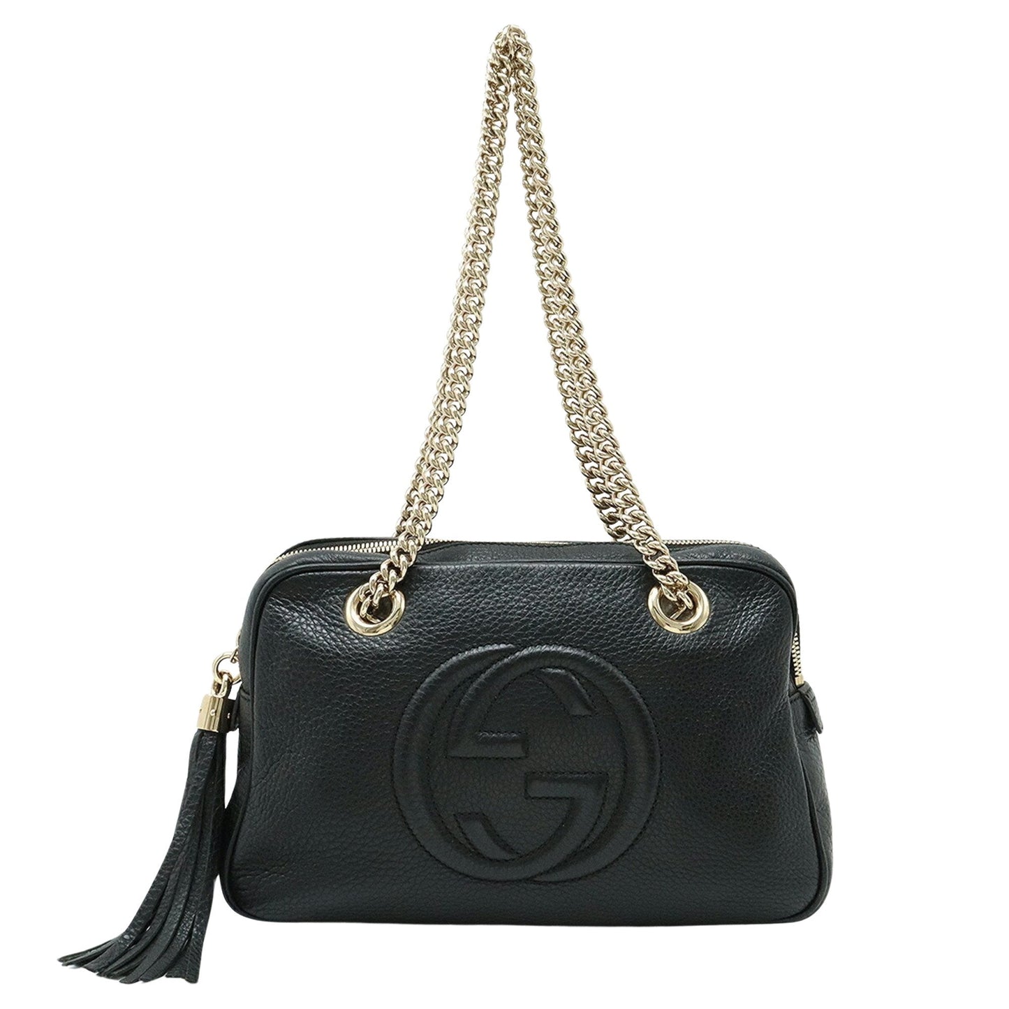 Luxury Gucci Trending 2025 Soho  Leather Shopper Bag ()