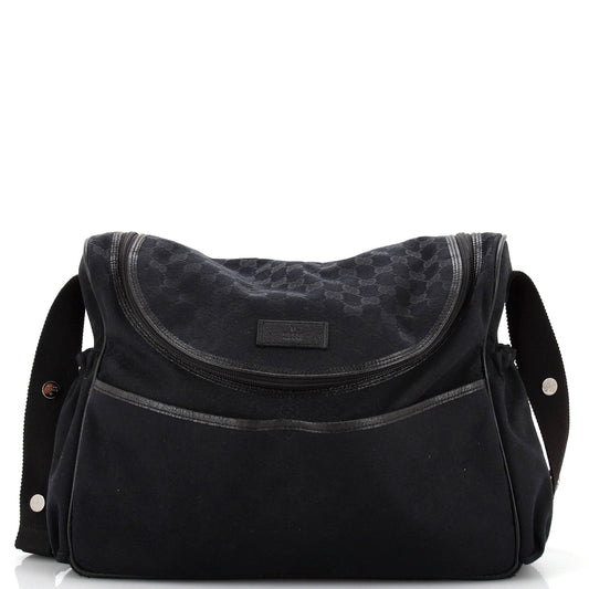 Luxury Gucci Trending 2025 Diaper Crossbody Bag GG Canvas