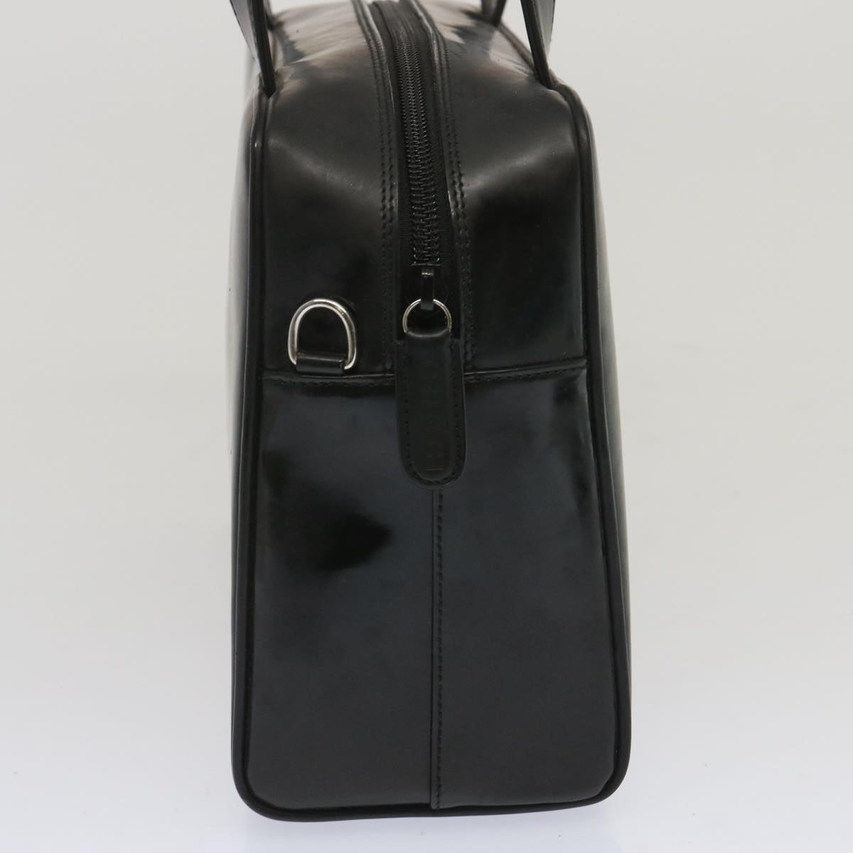 GUCCI Hand Bag Patent leather 2way Black  67289