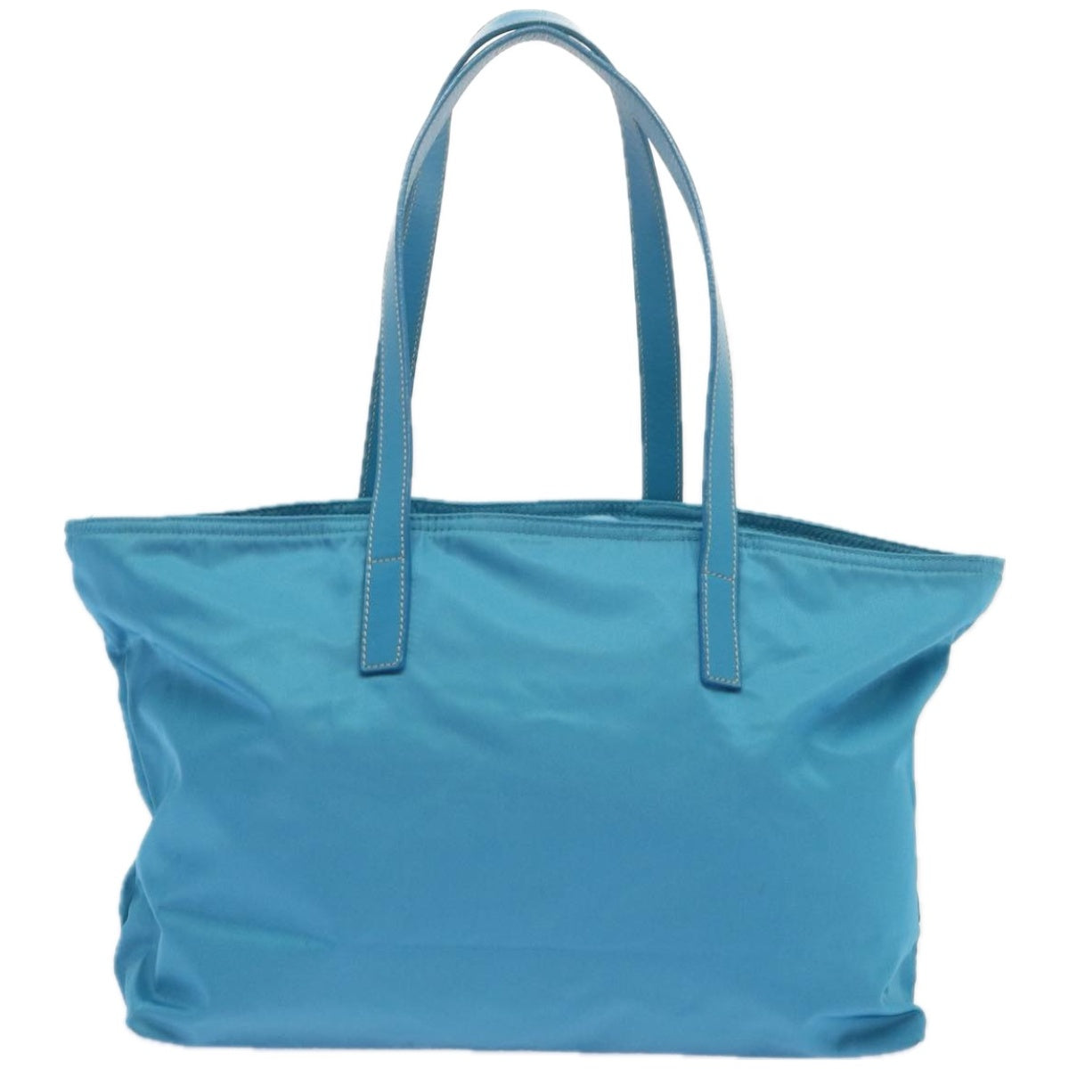 Luxury PradaTote Bag Nylon Light Blue 67419