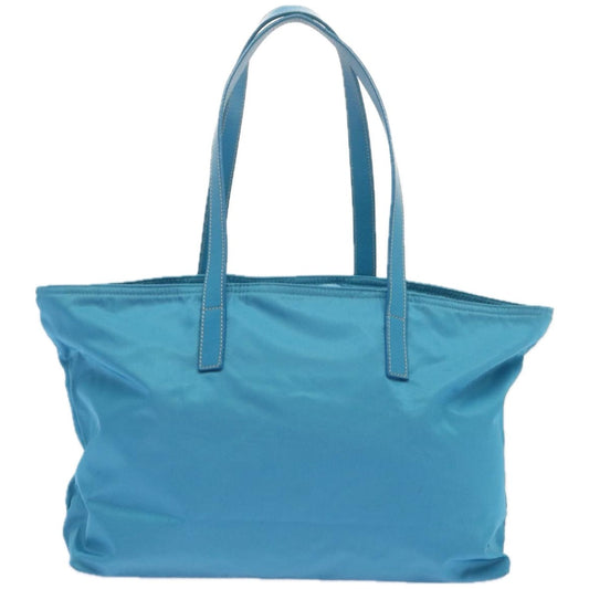 Luxury PradaTote Bag Nylon Light Blue 67419