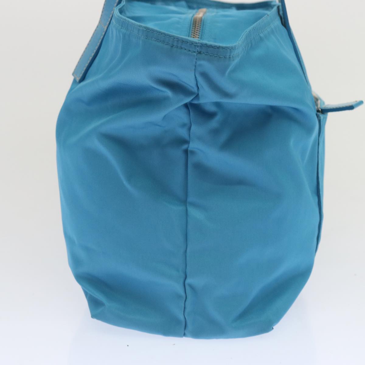Luxury PradaTote Bag Nylon Light Blue 67419