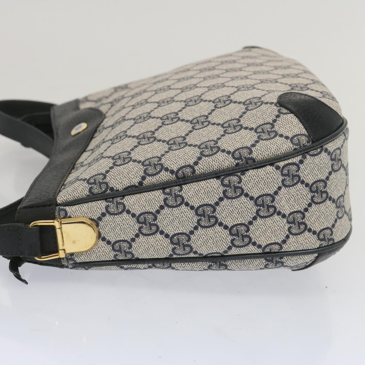 GUCCI GG Supreme Shoulder Bag PVC Navy 67 001 4679  67444