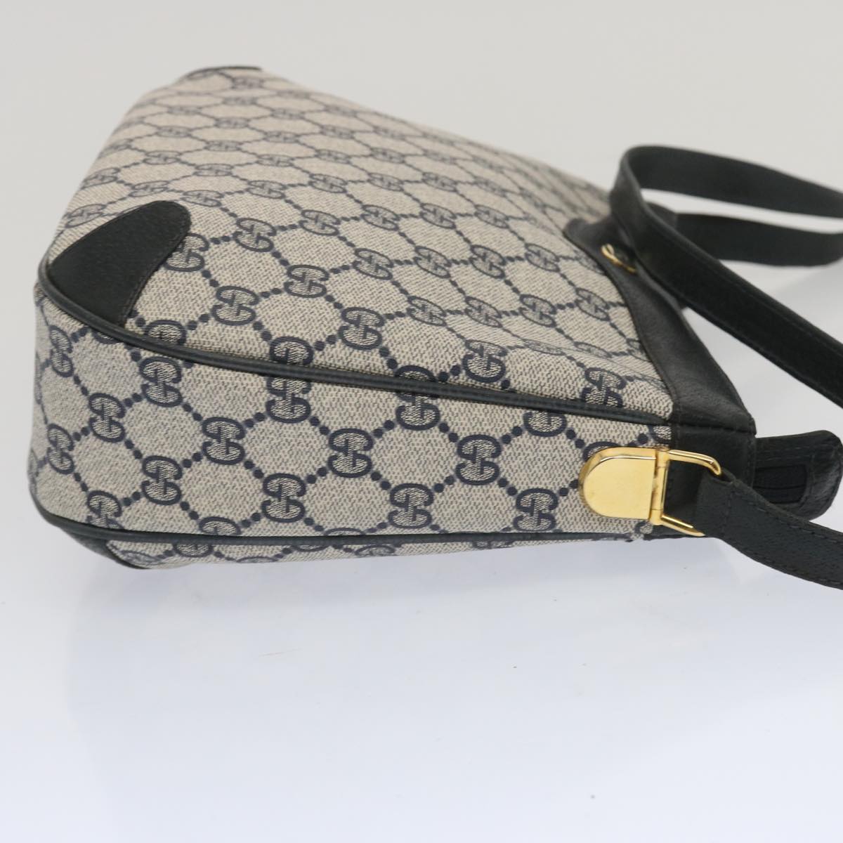 GUCCI GG Supreme Shoulder Bag PVC Navy 67 001 4679  67444