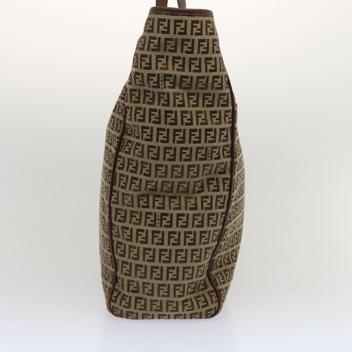 Luxury FendiZucchino Canvas Hand Bag Brown67454