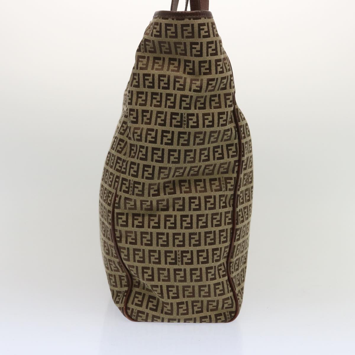Luxury FendiZucchino Canvas Hand Bag Brown67454