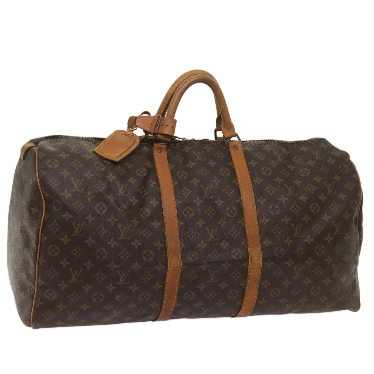 LOUIS VUITTON Monogram Keepall 60 Boston Bag M41422 LV 67471