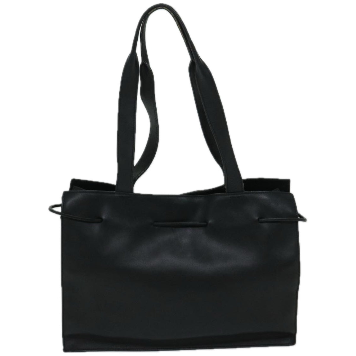 GUCCI Shoulder Bag Leather Black  67531