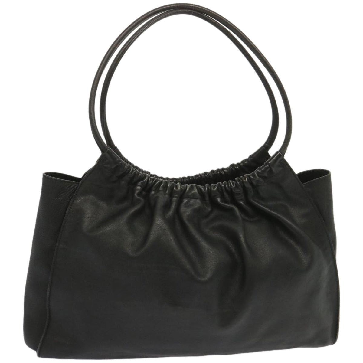 GUCCI Shoulder Bag Leather Black 001 4332  67533