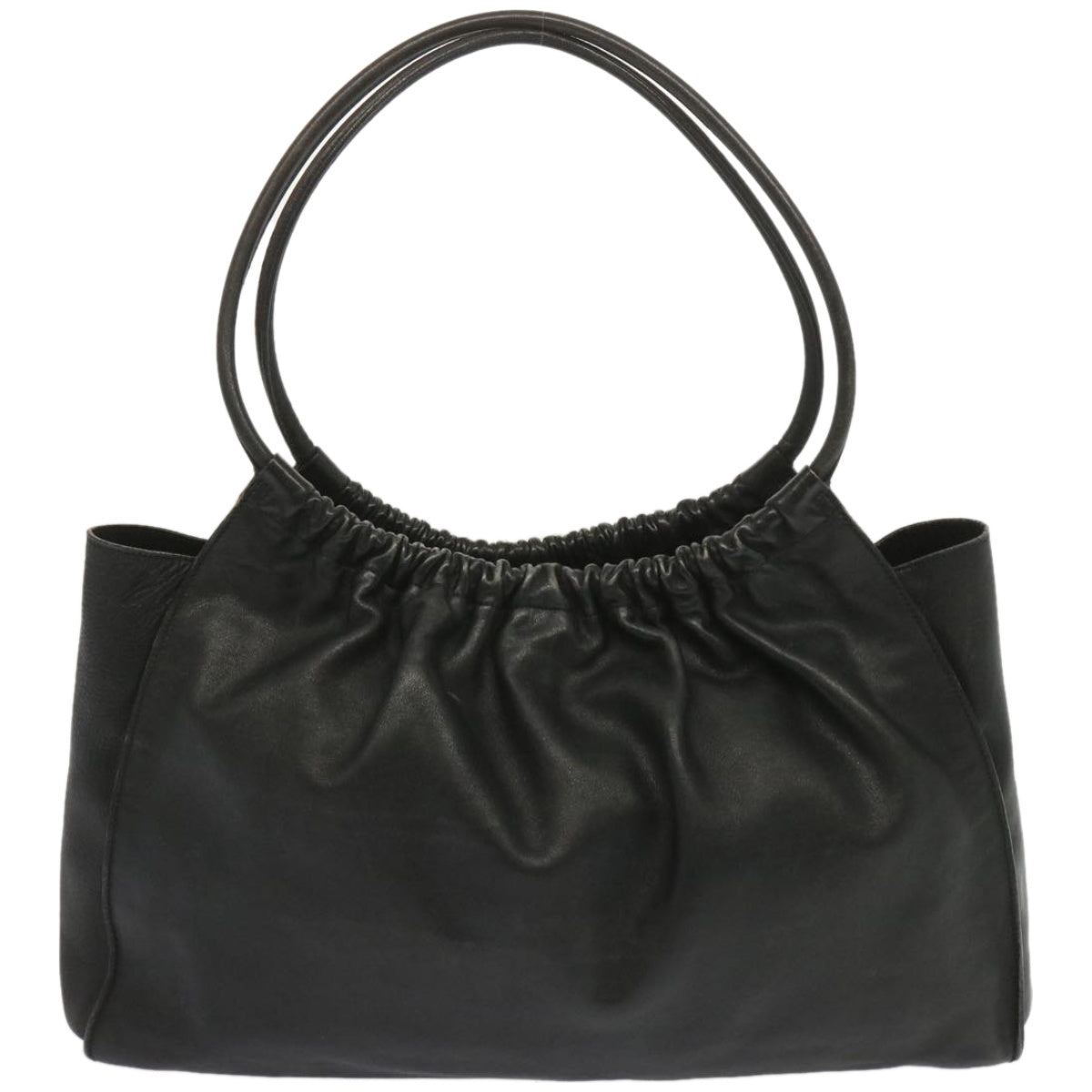 GUCCI Shoulder Bag Leather Black 001 4332  67533