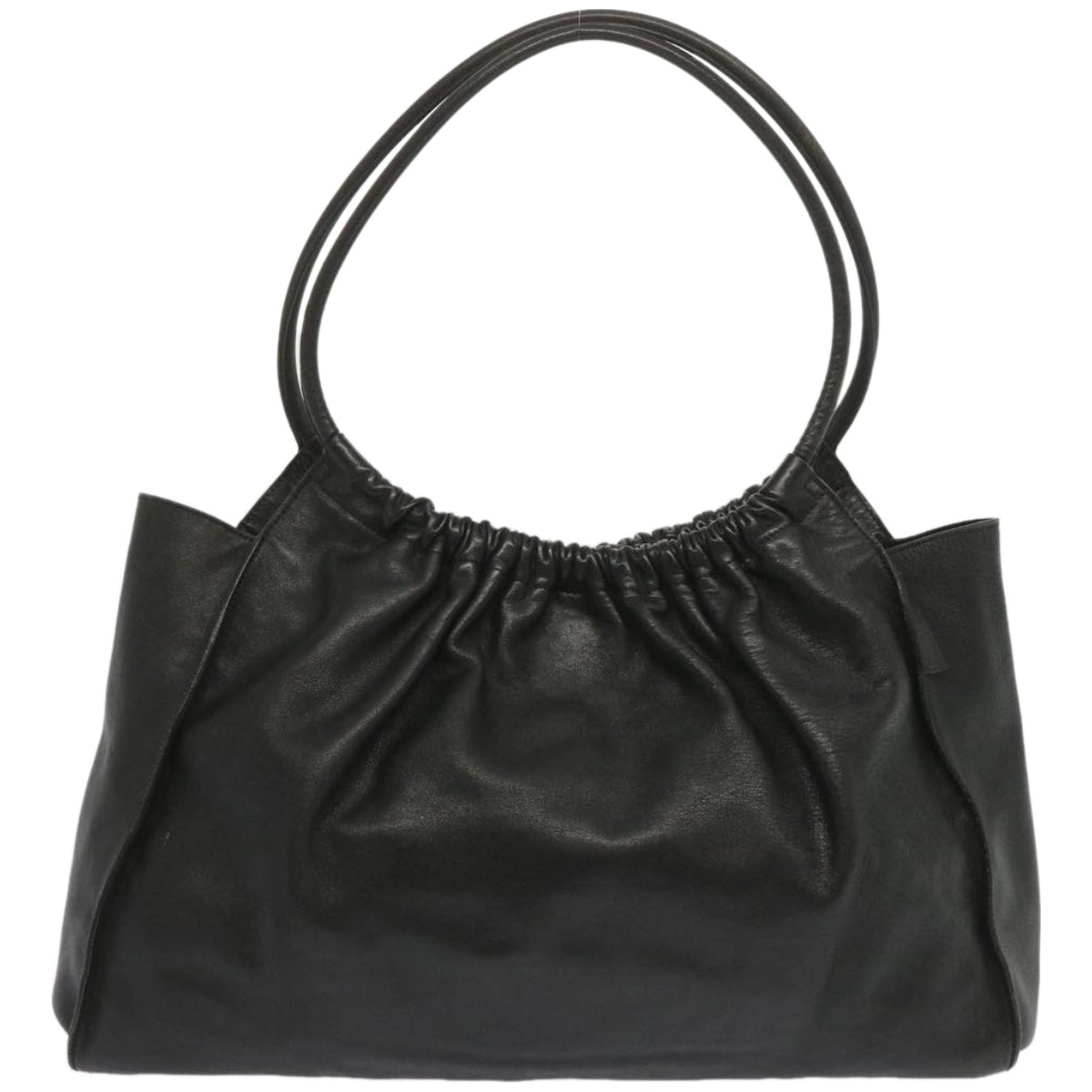 GUCCI Shoulder Bag Leather Black 001 4332  67533