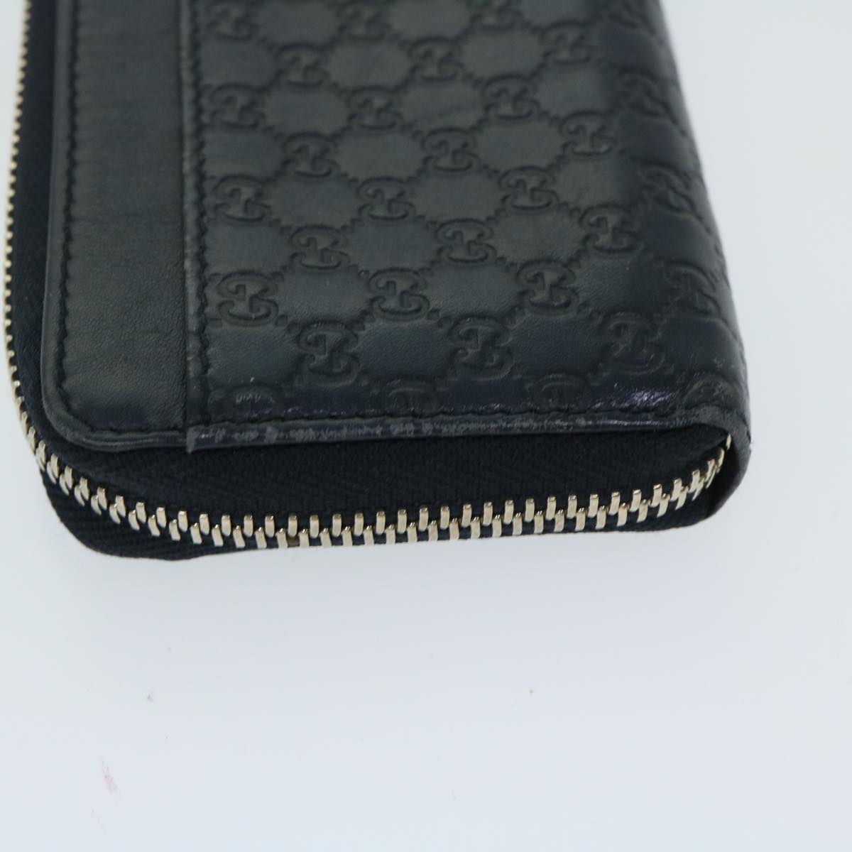 GUCCI GG Canvas Guccissima Coin Purse Navy 256810  67539