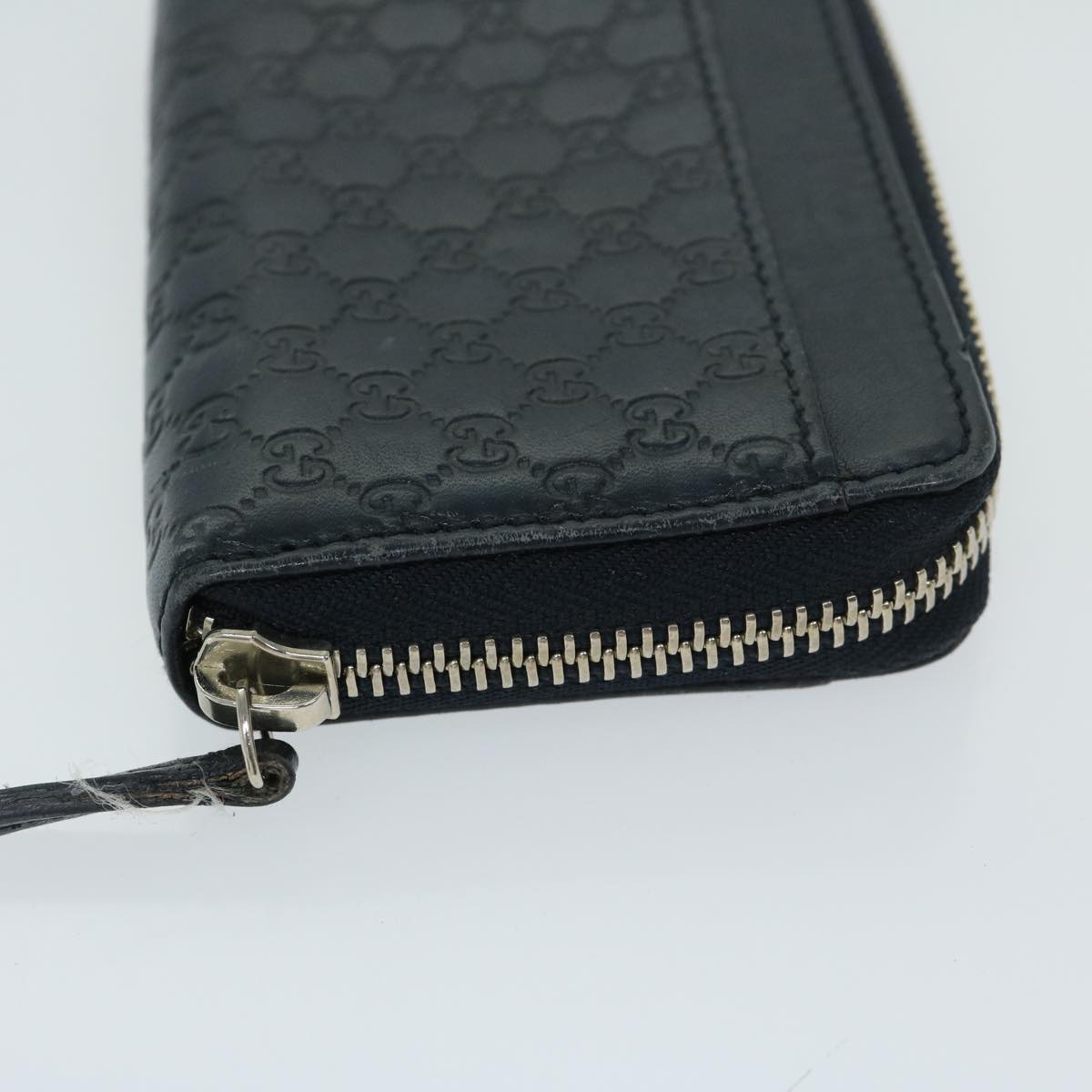 GUCCI GG Canvas Guccissima Coin Purse Navy 256810  67539